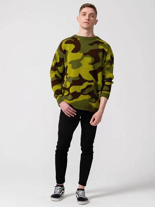 Джемпер милитари камуфляж мужской RuSkin