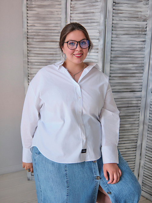 Рубашка классическая белая RuSkin  