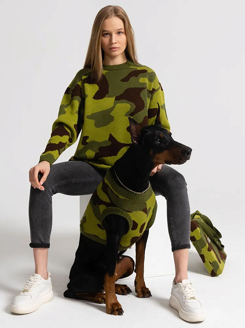 Джемпер милитари камуфляж RuSkin