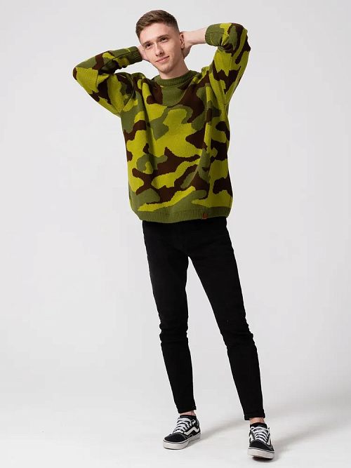 Джемпер милитари камуфляж мужской RuSkin