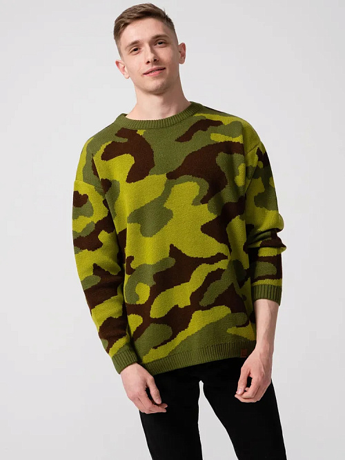 Джемпер милитари камуфляж мужской RuSkin