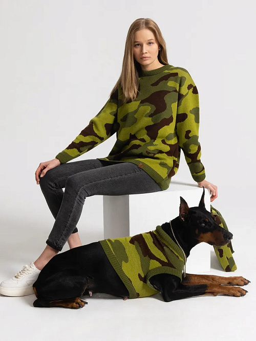 Джемпер милитари камуфляж RuSkin